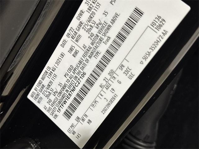 2022 Ford F-150 LARIAT