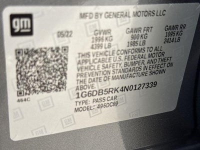 2022 Cadillac CT4 Premium Luxury