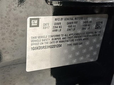 2017 Cadillac CT6 Base