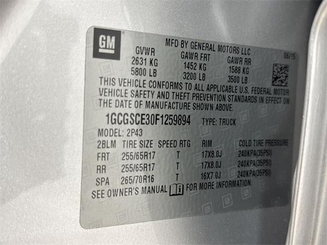 2015 Chevrolet Colorado Base