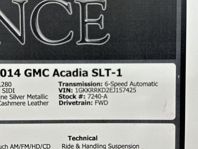 2014 GMC Acadia SLT