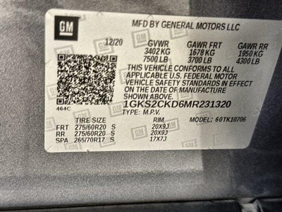 2021 GMC Yukon Base