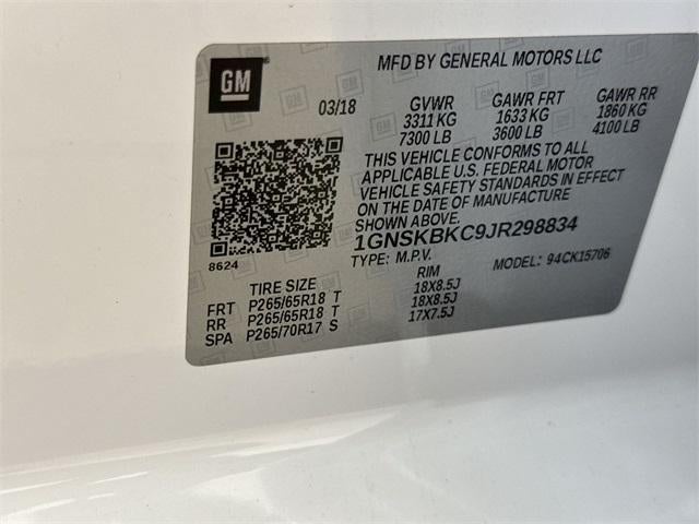 2018 Chevrolet Tahoe Base