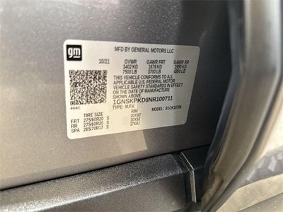 2022 Chevrolet Tahoe Base