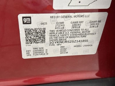 2025 Cadillac XT5 Premium Luxury