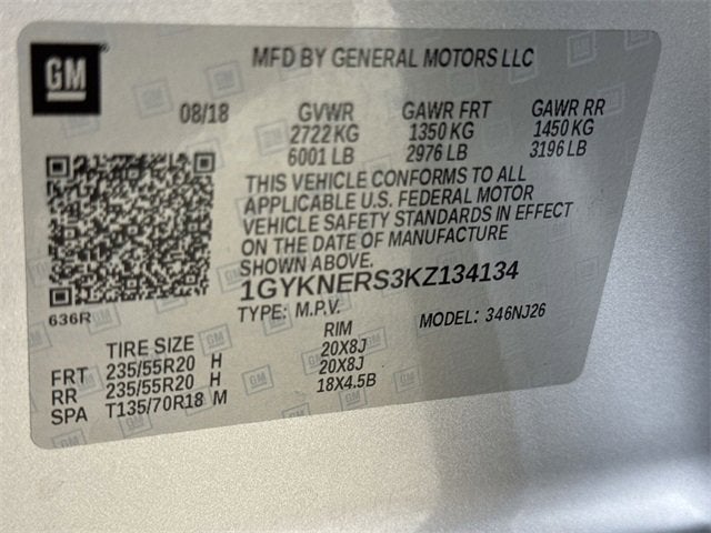 2019 Cadillac XT5 Base