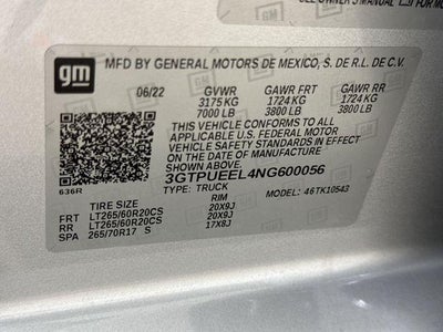 2022 GMC Sierra 1500 AT4