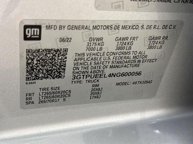 2022 GMC Sierra 1500 AT4