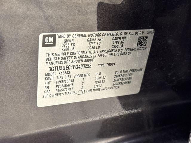 2015 GMC Sierra 1500 Base