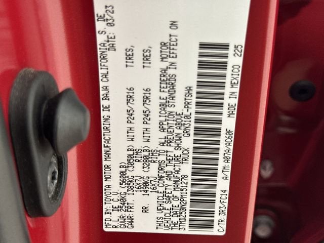 2023 Toyota Tacoma Base