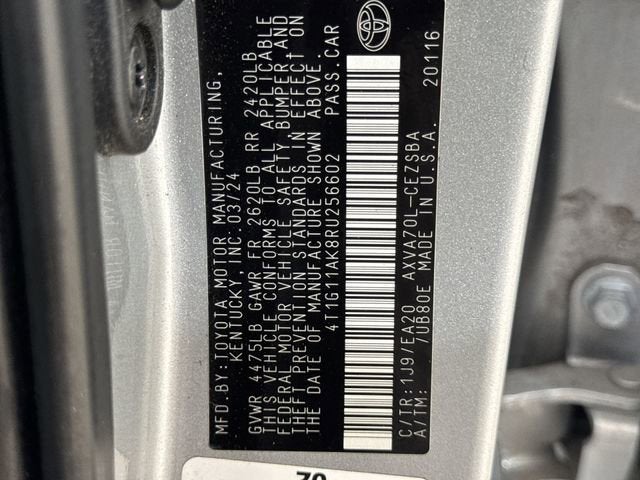 2024 Toyota Camry Base