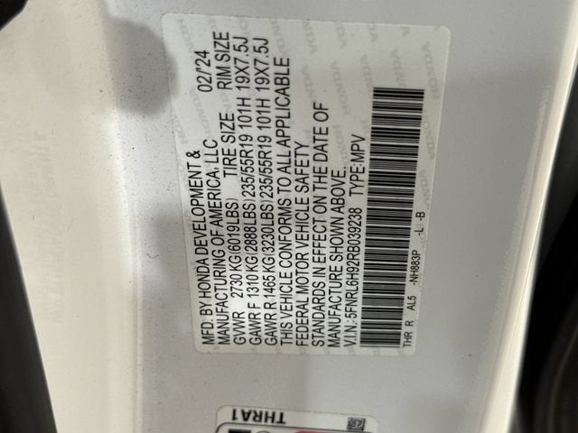 2024 Honda Odyssey Base